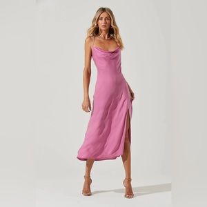 Astr Gaia dress in icy pink, Small, NWT